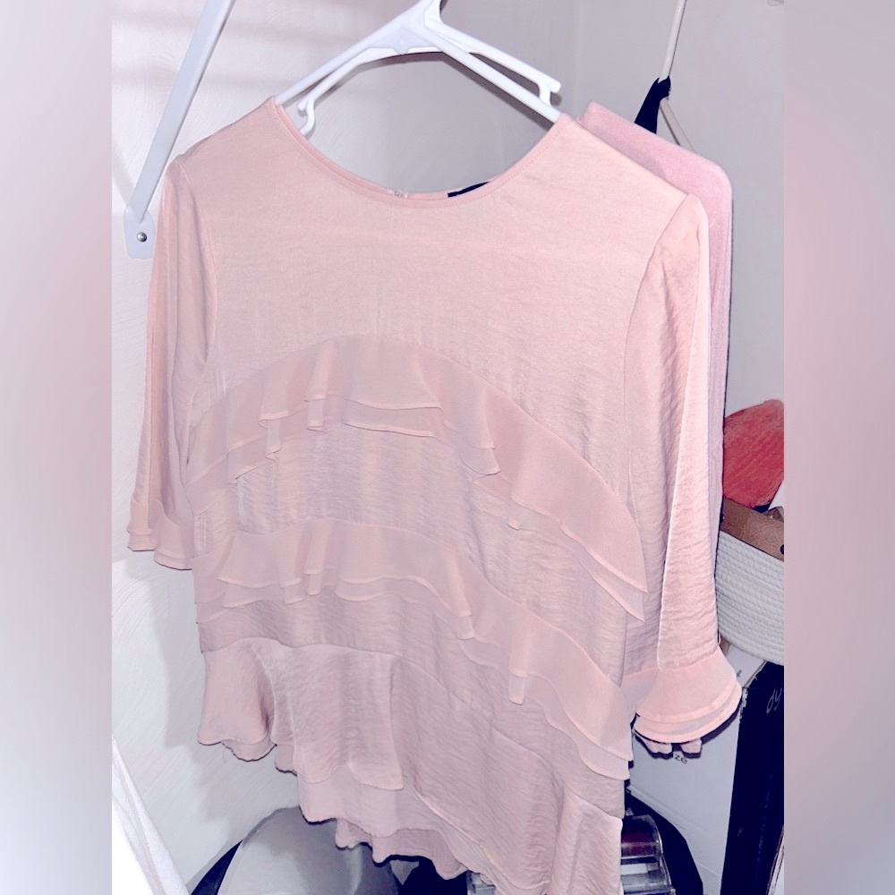 Pink blouse